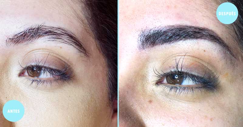 Microblading en Guadalajara antes y depues